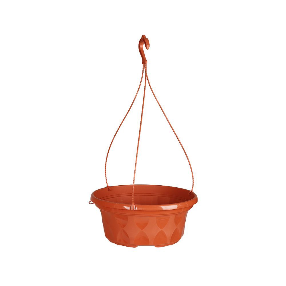 กระถางพลาสติก BABA 310 สี COTTA PLASTIC PLANT POT BABA 310+HANGER COTTA
