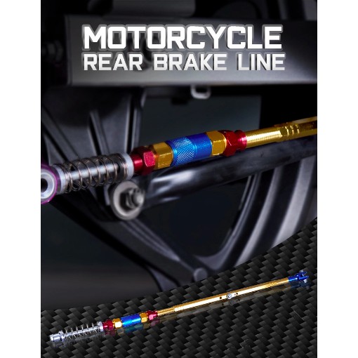 !!สินค้าขายดี!! สายท่อเบรครถมอเตอร์ไซค์ เบรคหลัง Motorcycle Rear Brake Line