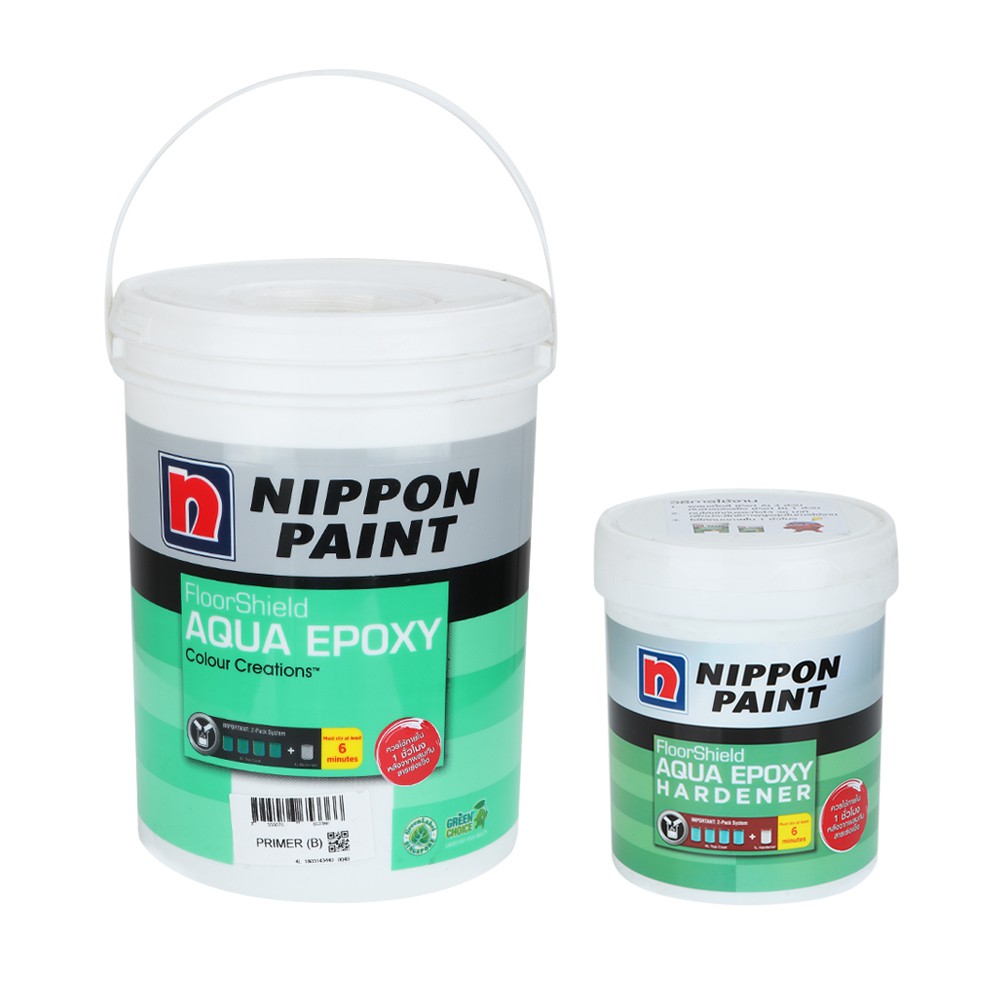 วัสดุก่อสร้าง สีทาบ้าน สีทาทั่วไป สีรองพื้นอีพ๊อกซี่ NIPPON PAINT สูตรน้ำ 5 ลิตร