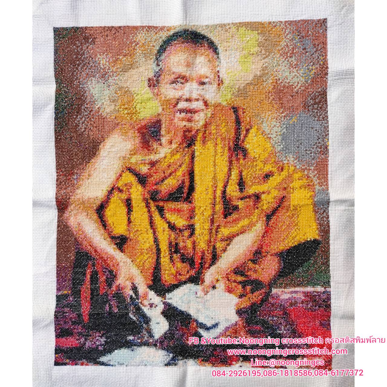 พระพิฆเนศ ชุดปักครอสติช พิมพ์ลาย ครอสติสจีน งานฝีมือ DIY