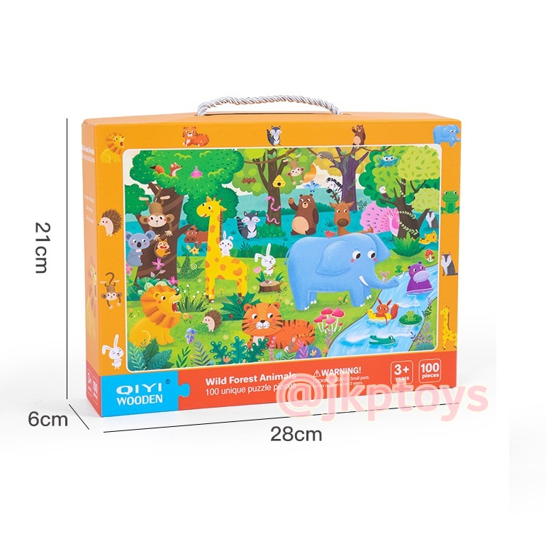 🌈ของเล่นเสริมพัฒนการ จิ๊กซอว์ 100 ชิิ้น ขนาด 70x48 ซม จิ๊กซอว์สำหรับเด็ก แนะนำสำหรับน้องวัย4-8ปี สำเนา