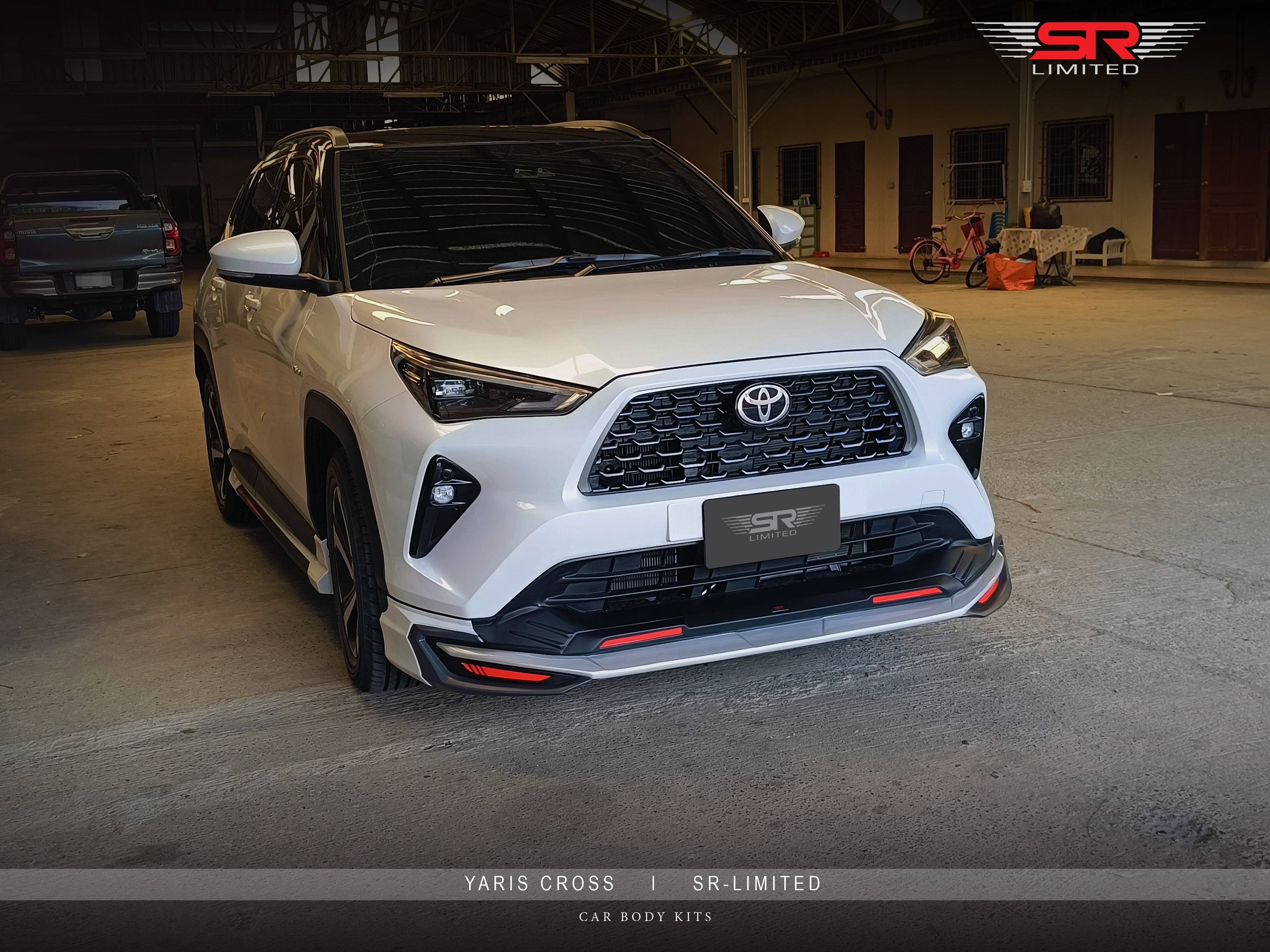 ชุดแต่งรถ-สเกิร์ต-อุปกรณ์แต่งรถ New Toyota Yaris Cross 2023-2024