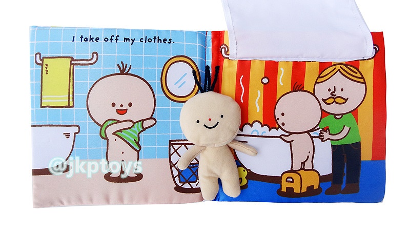 เซตหนังสือผ้าเสริมพัฒนาการ It's Bath Time + It's Potty Time
