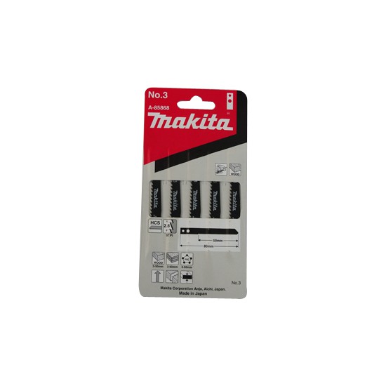 เครื่องมือช่าง สว่าน ดอกสว่าน ใบเลื่อยจิ๊กซอ MAKITA #3 ตัดไม้ MAKITA #3 JIGSAW BLADE
