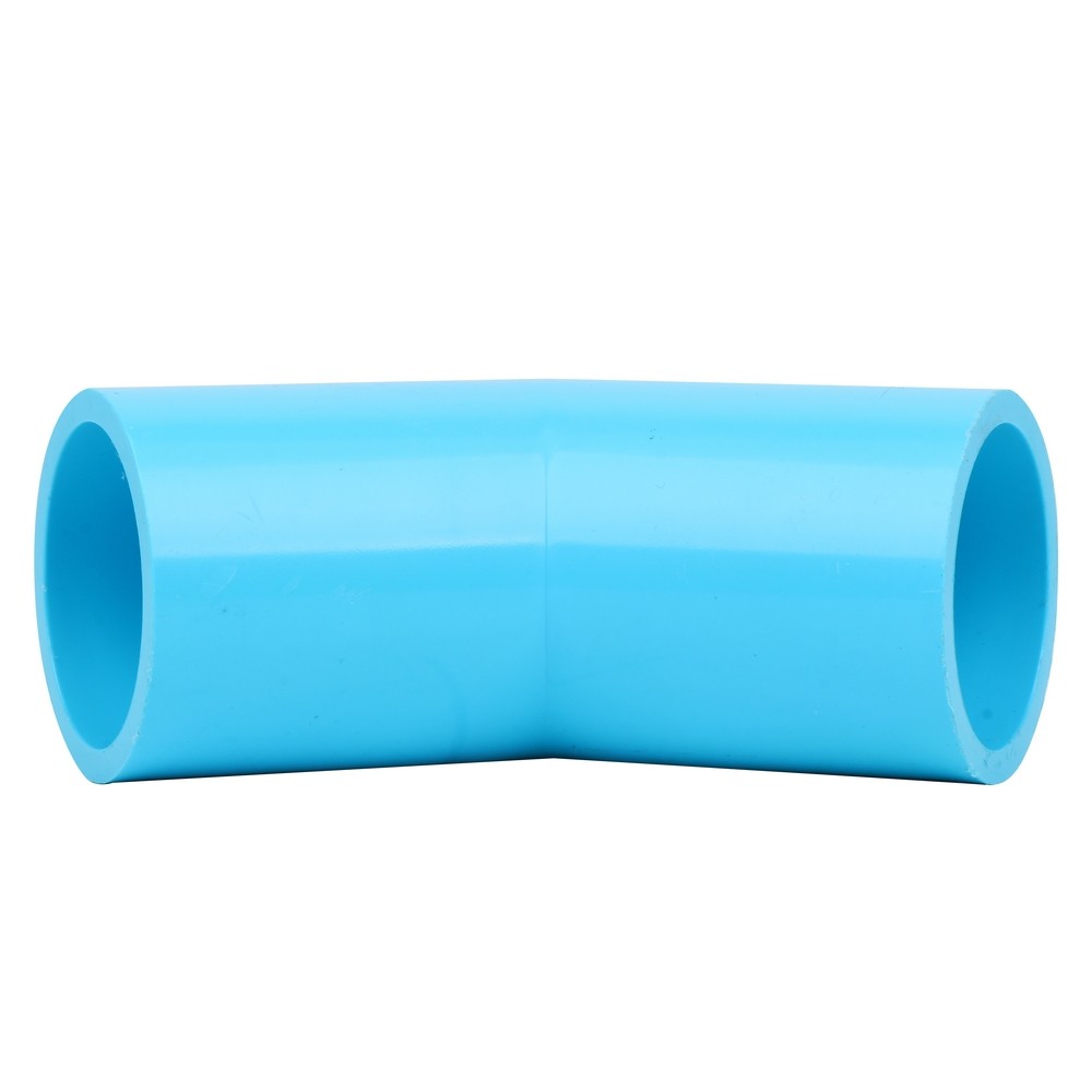 ท่อประปา ข้อต่อ ท่อน้ำ ท่อPVC ข้องอ 45-หนา SCG 1นิ้ว สีฟ้า ELBOW 45 PVC SOCKET SCG 1" LITE BLUE