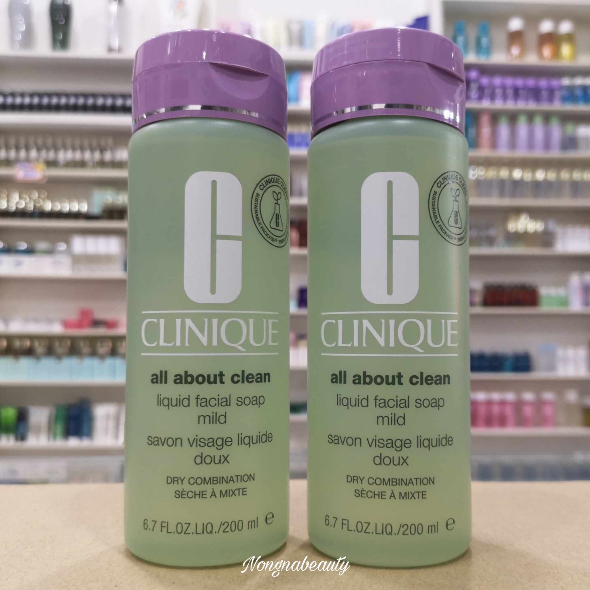 CLINIQUE Liquid Facial Soap Mild 200ml. สบู่เหลวทำความสะอาดผิวหน้า