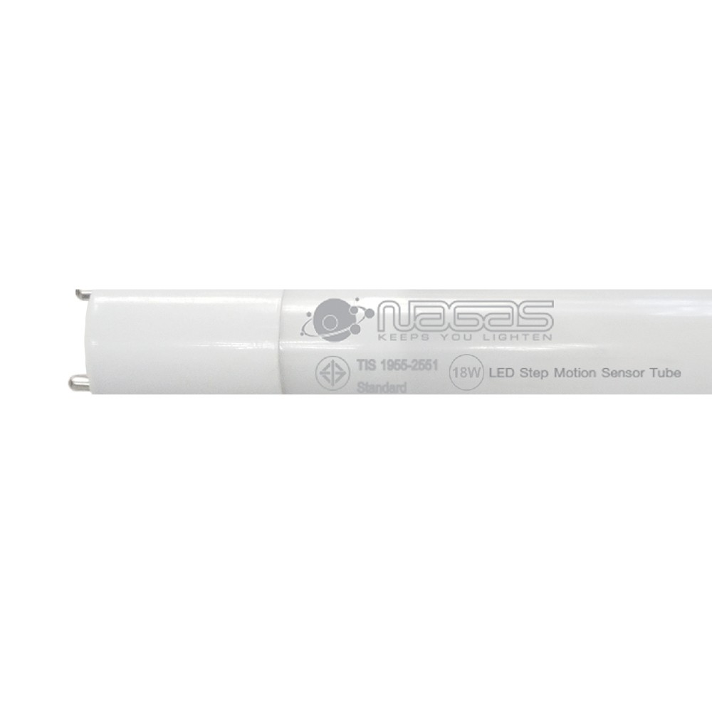 หลอด LED TUBE STEP MOTION 18W DAYLIGHT NAGAS หลอดไฟภายในบ้านเอนกประสงค์