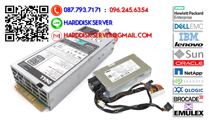 Power Supply DELL R710 T610 870W พาวเวอร์ซัพพลาย Dell R710 T610