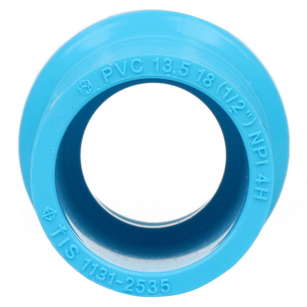 ท่อประปา ข้อต่อ ท่อน้ำ ท่อPVC ข้อต่อตรงเกลียวใน-หนา SCG 1/2" สีฟ้า FPT STRAIGHT PVC SOCKET SCG 1/2" LIGHT BLUE