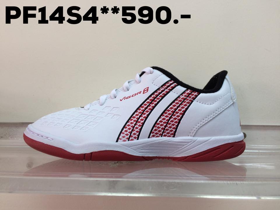PAN รองเท้าฟุตซอลเด็ก รหัส PF14S4 รุ่น Vigor 8 สีขาว เบอร์ 32-38