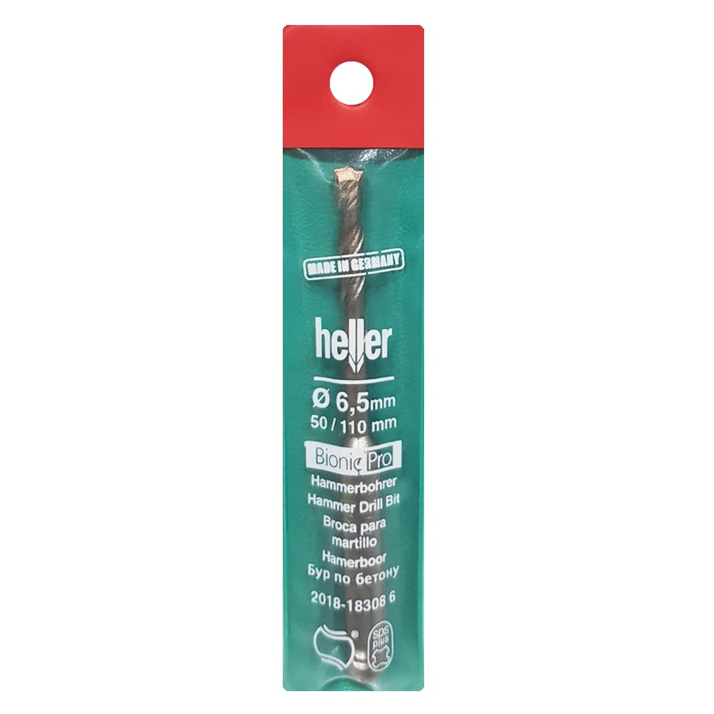 เครื่องมือช่าง สว่าน ดอกสว่าน ดอกสว่าน HELLER SDS PLUS 6.5X110มิลลิเมตร CONCRETE DRILL BIT HELLER SDS PLUS 6.5X110MM
