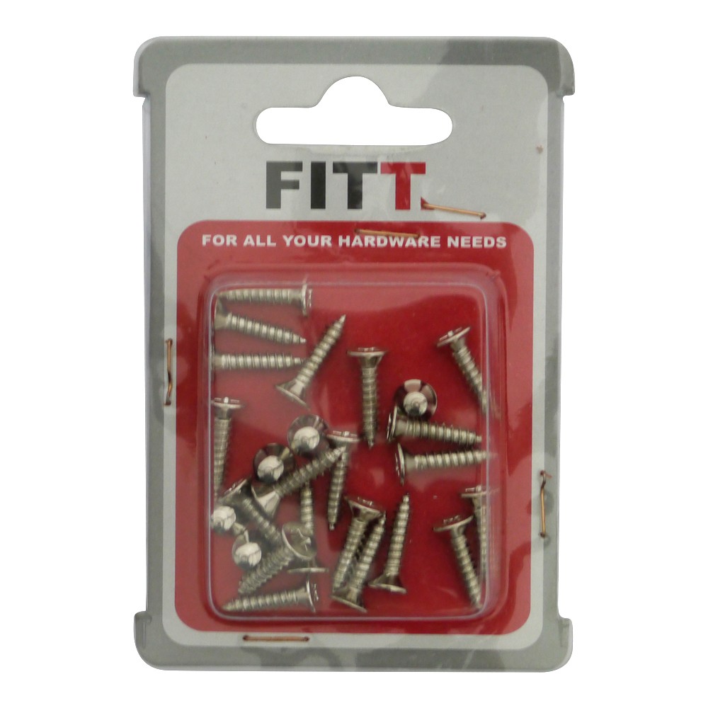 สกรูเกลียวปล่อย TF 8X3/4 นิ้ว 25 ตัวอุปกรณ์ยึดติดสกรู, น๊อตและแหวน