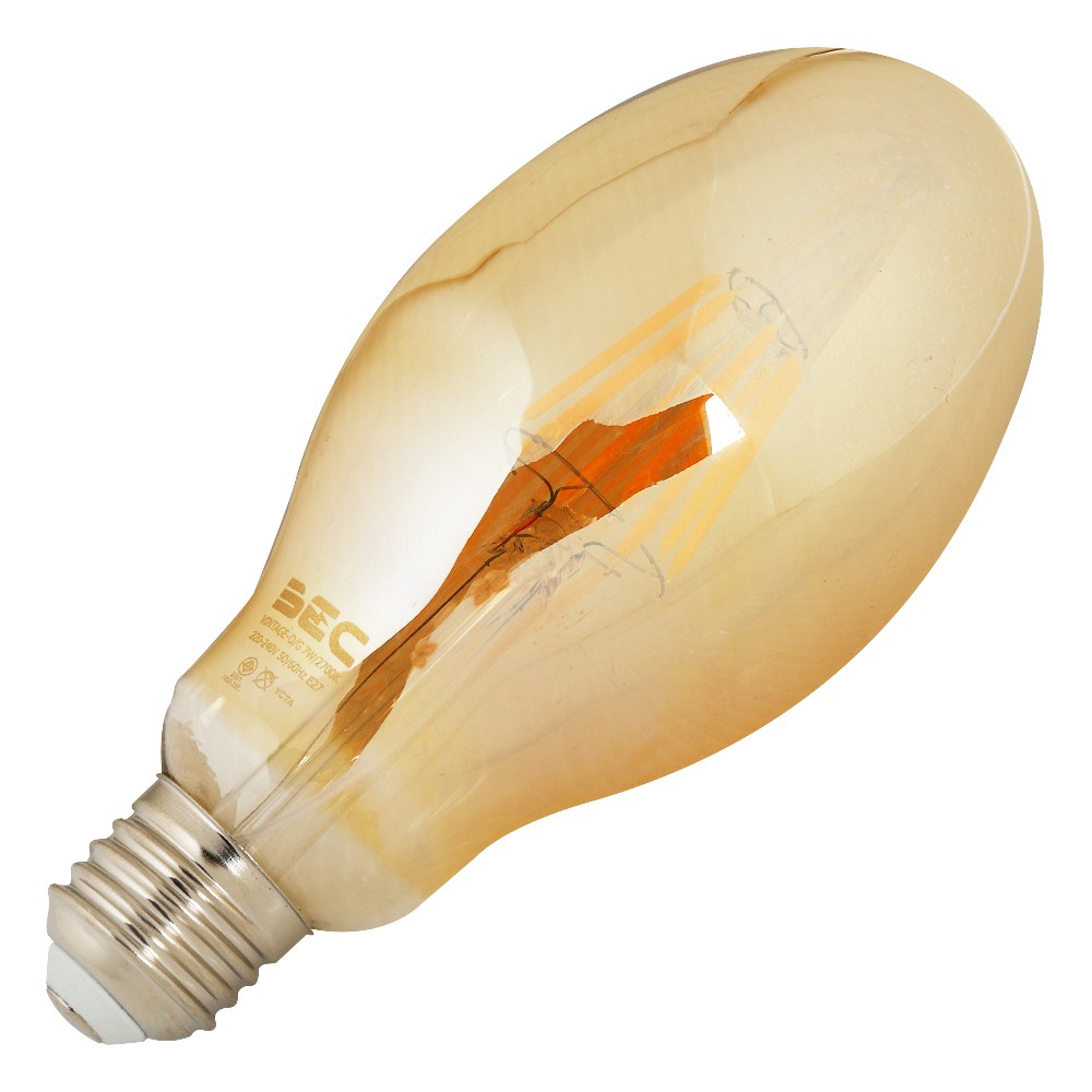 หลอด LED VINTAGE 7 วัตต์ E27 WARM WHITE BEC หลอดไฟภายในบ้านเอนกประสงค์