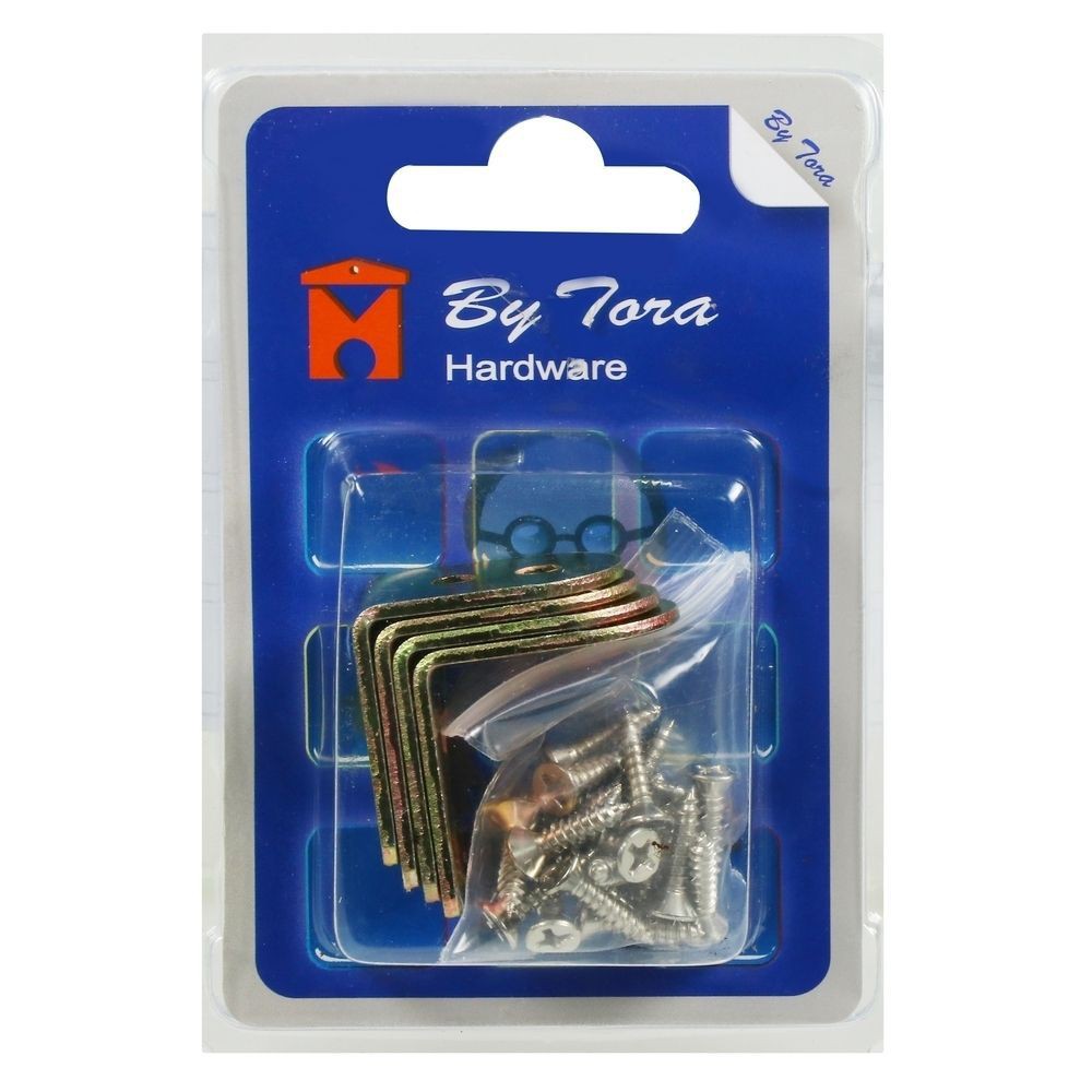 ฉากเหล็ก 5 รู BY TORA 25X30X34X2MM สีรุ้ง BRACKET BY TORA 25X30X34X2MM RAINBOW