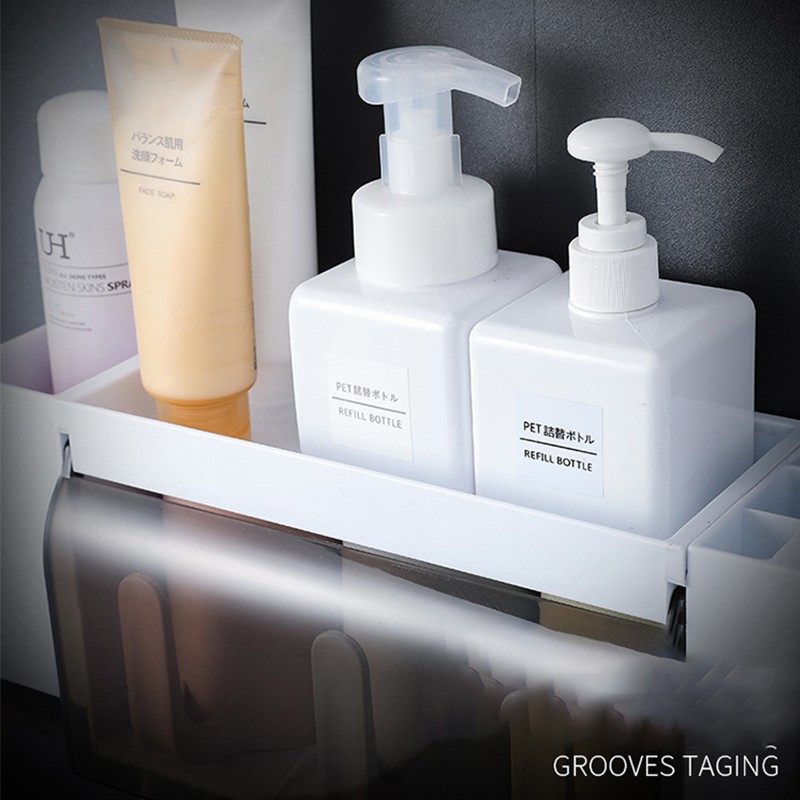 BestoreHome เครื่องบีบยาสีฟันอัต โนมัติมีที่แขวนแปรงสีฟัน เก็บแปรงสีฟันติดผนัง แถมชุดแก้วน้ำ สินค้ามีพร้อมส่ง