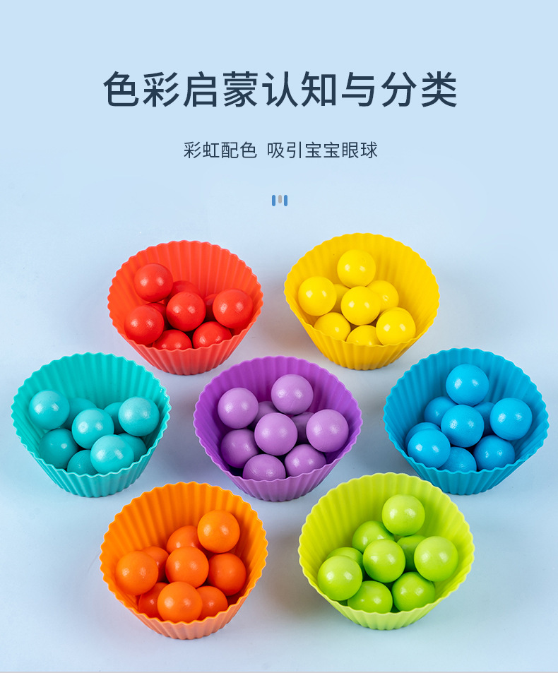 ของเล่นไม้ เสริมพัฒนาการลูกคิดไม้สวมหลักนับเลข 10 เเถว สำเนา