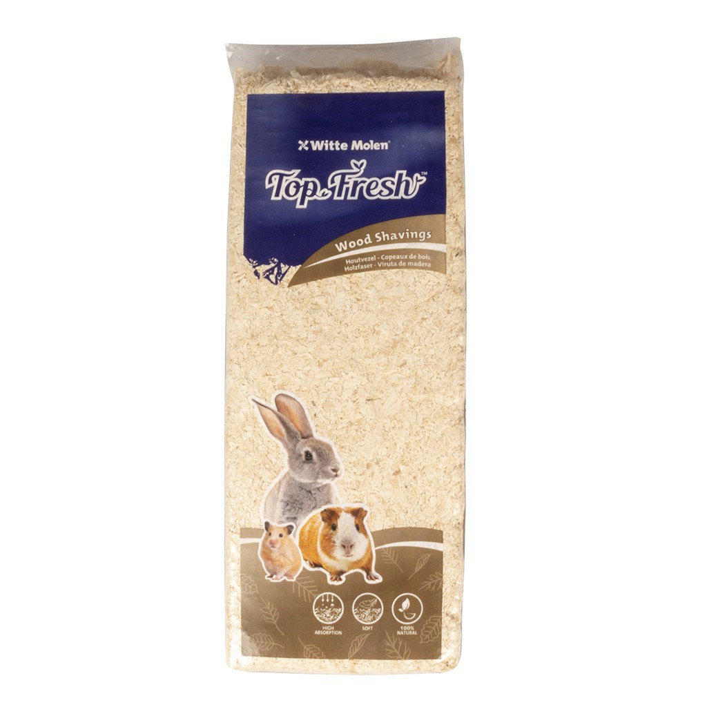 ขี้เลื่อยอย่างดี Top Fresh wood shavings ขนาด 1000 กรัม ราคาย่อมเยา ยี่ห้อ Witte Molen [พร้อมส่งด่วน]
