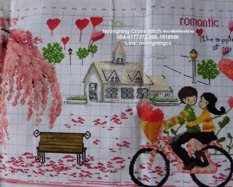 ม้า ชุดปักครอสติส พิมพ์ลาย ครอสติสจีน งานฝีมือทำที่บ้าน DIY