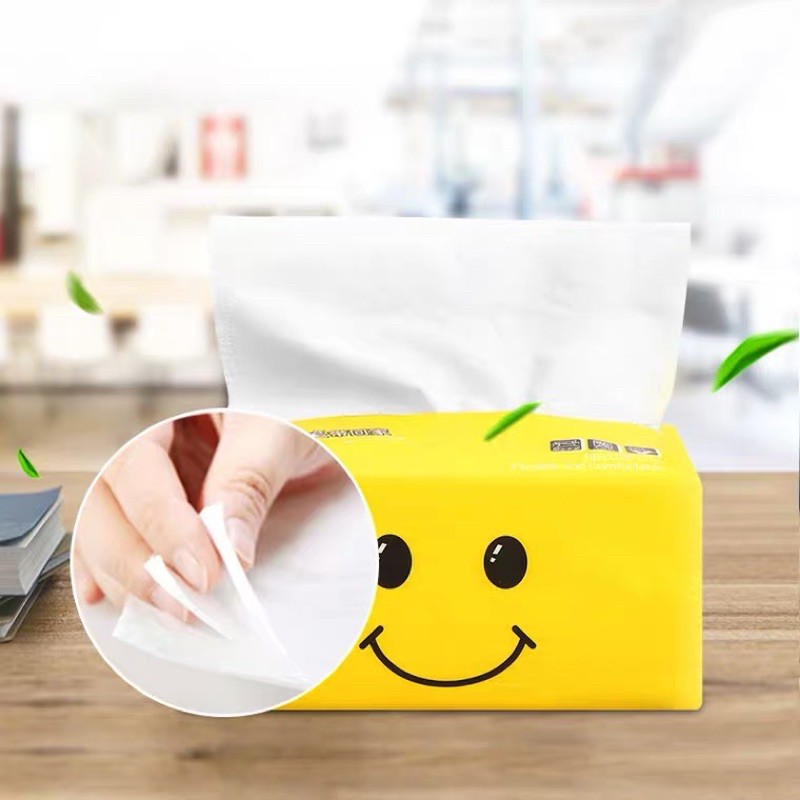 กระดาษทิชชู่ ทิชชู่แบบดึง ขนาดพกพา กระดาษเช็ดหน้า กระดาษเช็ดมือ#A029