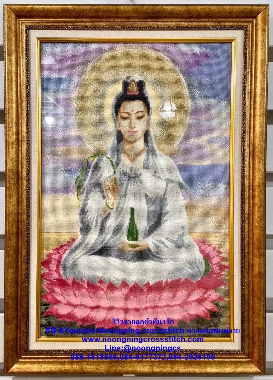 ปลาคราฟมงคล ชุดปักครอสติช พิมพ์ลาย ครอสติสจีน งานฝีมือ DIY