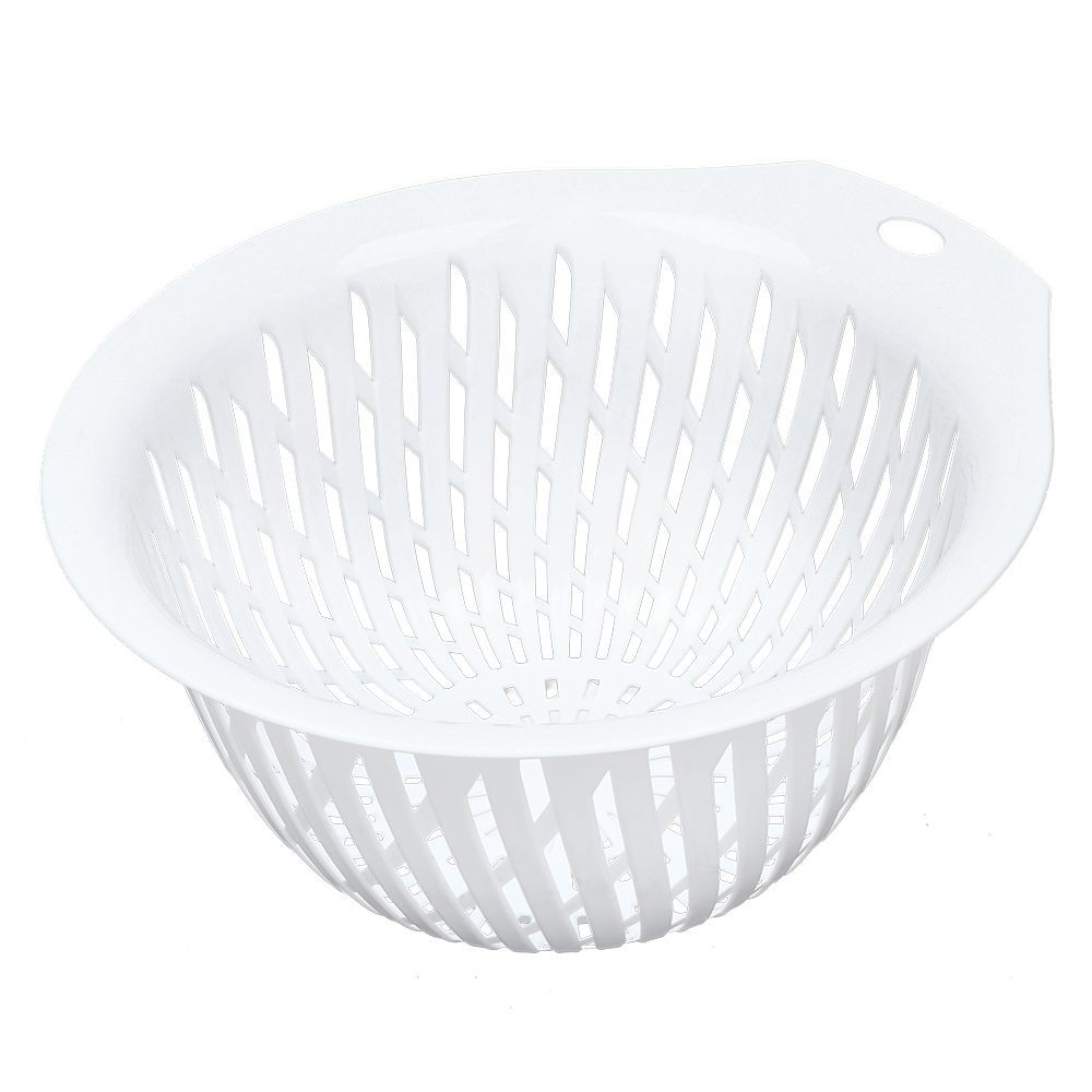 ตะแกรงล้างผักกลม MICRON WARE 22 ซม. สีขาว KITCHEN MESH ROUND MICRON WARE 22CM WHITE