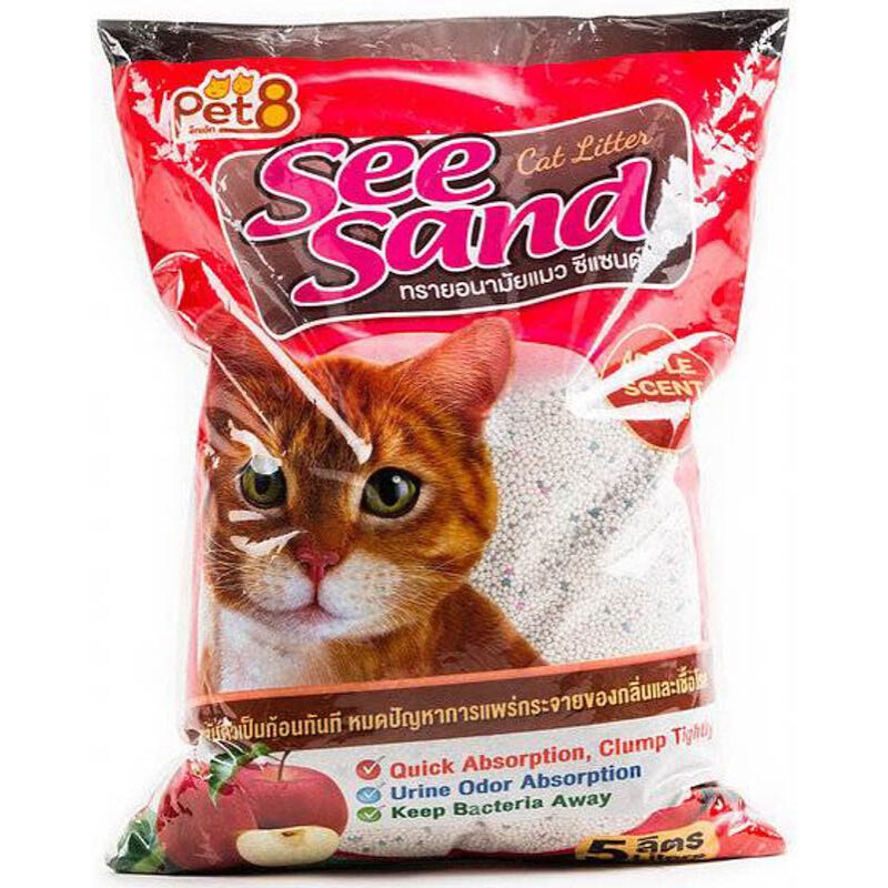 See sand 5l. มี 3 กลิ่นเลือกด้านใน ซื้อได้ 4ถุง ต่อ1Order