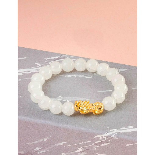 !!สินค้าขายดี!! กำไลหินปี่เซียะ เสริมดวง สร้อยข้อมือพร้อมจี้ปี่เซียะ ข้อมือปี่เซียะ Pi Xiu Stone Bracelet
