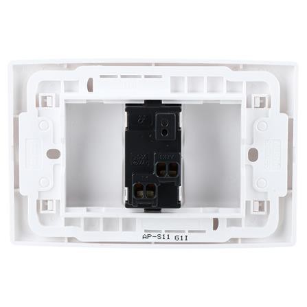 ชุดสวิตช์ 1 ทาง HACO AP-S11 สีขาว ทนต่อการใช้งาน