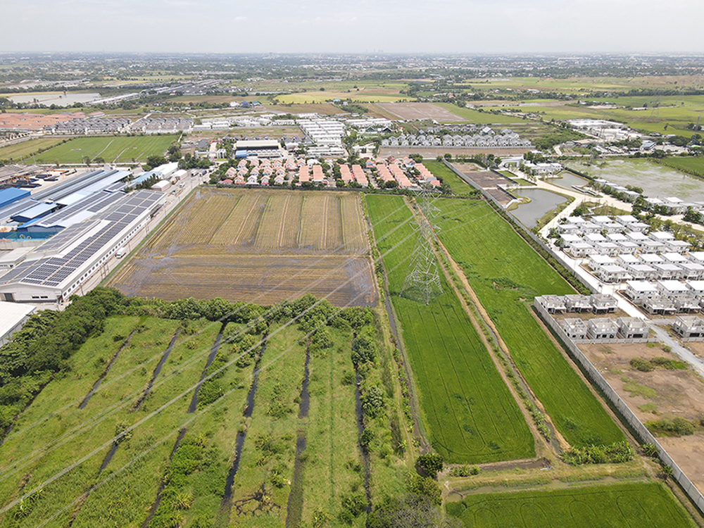 86364 ขายที่ดินเปล่าพื้นใหญ่ บางปรอก เมือง ปทุมธานี