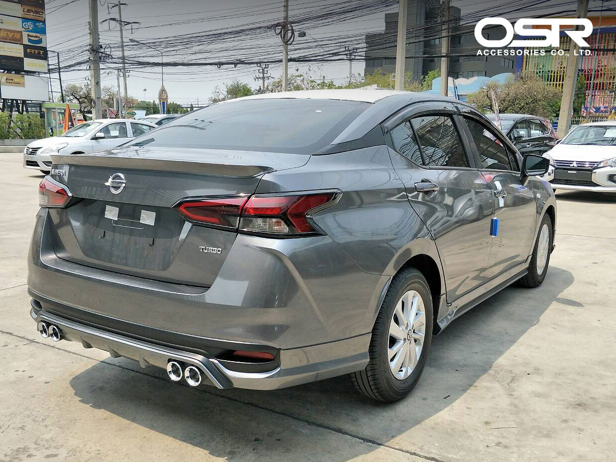 ชุดแต่งรถ สเกิร์ต-สปอยเลอร์ All New Almera 2020 Turbo ทรง SR-Limited By OSR
