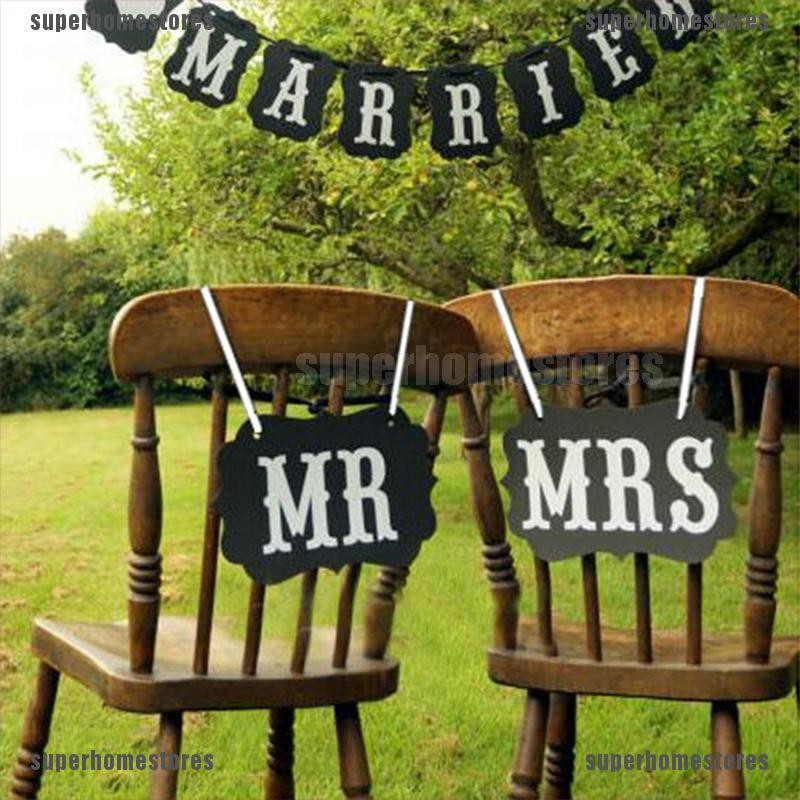 (superhomestore) พร็อพ mr and mrs สําหรับถ่ายรูป