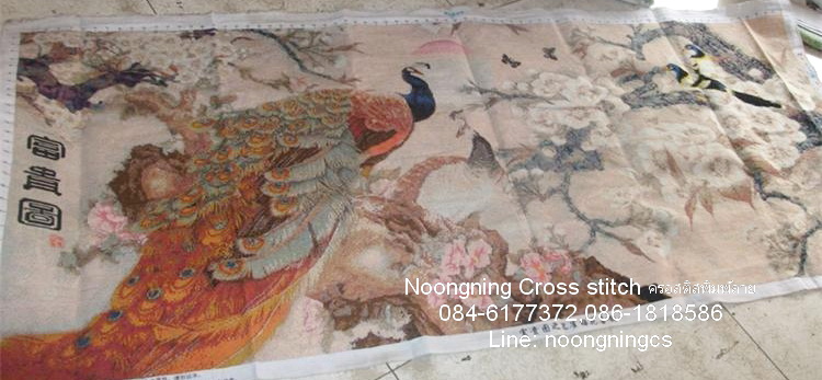 นาฬิกาคู่รัก ชุดปักครอสติช พิมพ์ลาย ครอสติสจีน งานฝีมือ DIY