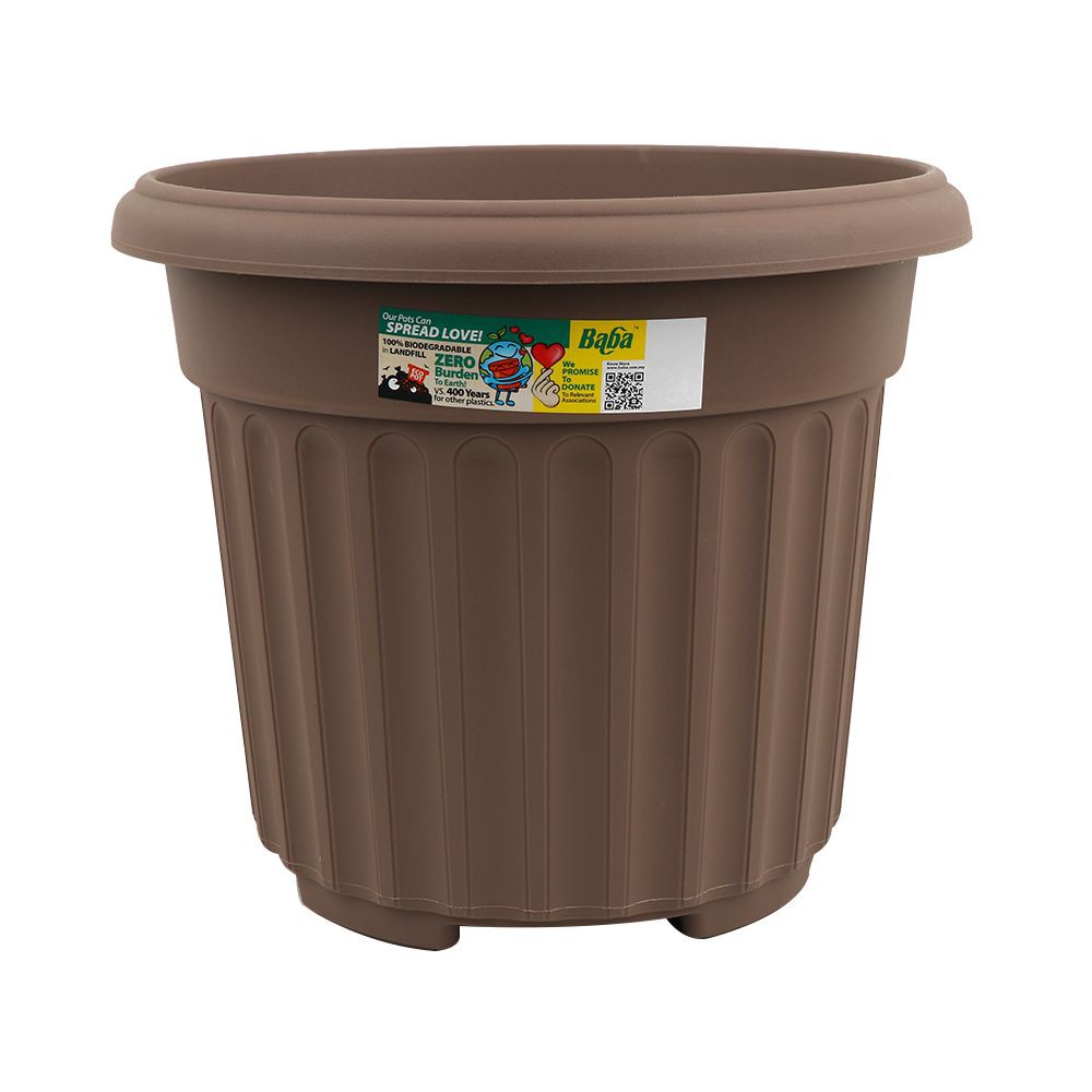 กระถางพลาสติก BABA RD-310 สี LATTE PLASTIC PLANT POT BABA RD-310 LATTE