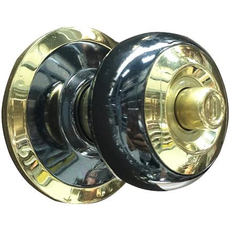 ลูกบิดทั่วไป SOLO6800BN/PBหัวจัน BLACK/POLISH BRASS น้ำหนักเบา ติดตั้งง่าย