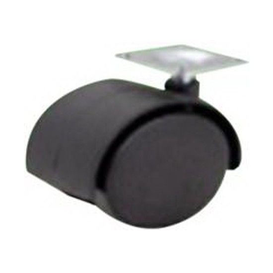 อะไหล่ เฟอร์นิเจอร์ ลูกล้อ NY PAREO แป้นหมุน คู่1.5" PAREO NY 1.5" BK ROT. P. FURNITURE CASTER
