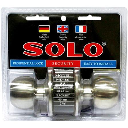 ลูกบิดทั่วไป SOLO 94D-86 หัวกลม สีสเตนเลส น้ำหนักเบา ติดตั้งง่าย