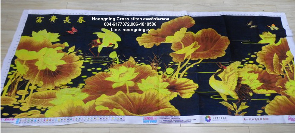 ม้า8 ชุดปักครอสติส พิมพ์ลาย ครอสติสจีน งานฝีมือทำที่บ้าน DIY