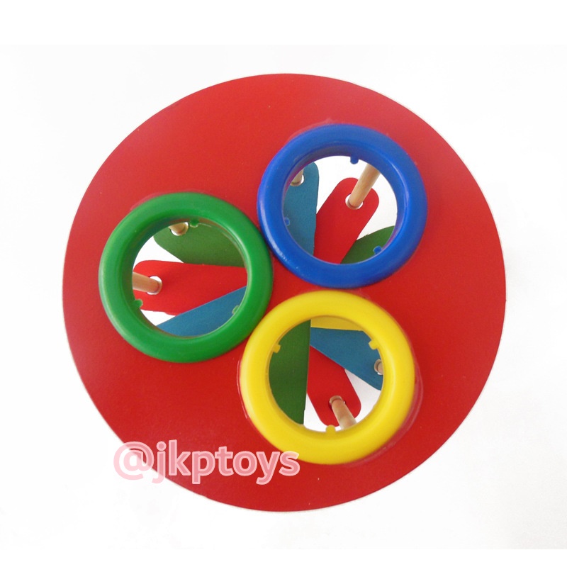 ของเล่นไม้เสริมพัฒนาการ ทุบบอลหล่นบรรได