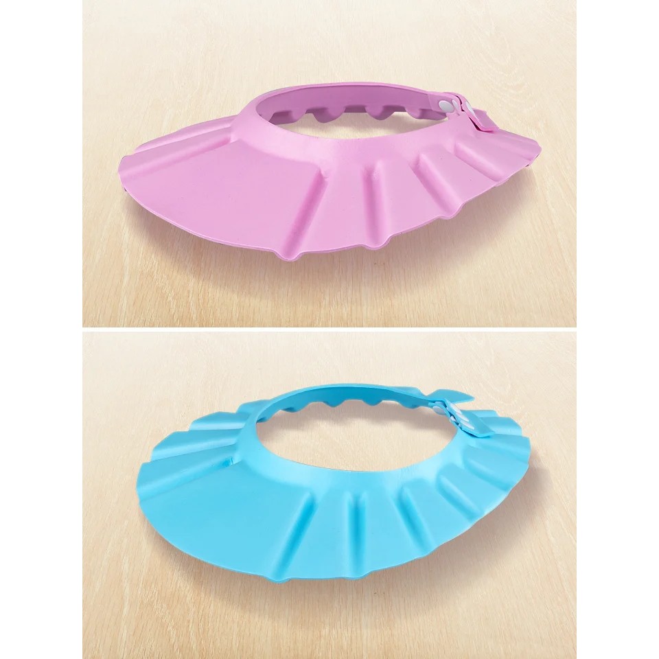 !!สินค้าขายดี!! หมวกอาบน้ำ แบบนุ่ม สำหรับเด็ก Baby Bathing Protection Cap