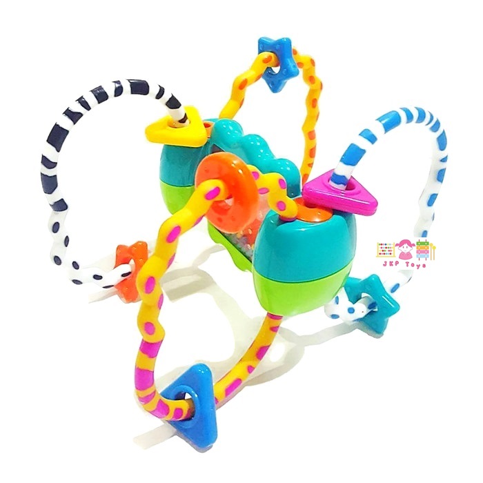 BeadChaserz ( little tikes) ของเล่นเขย่ามีเสียง ลูกปัด พร้อมยางกัดรูปทรงต่าง สีสันสดใส