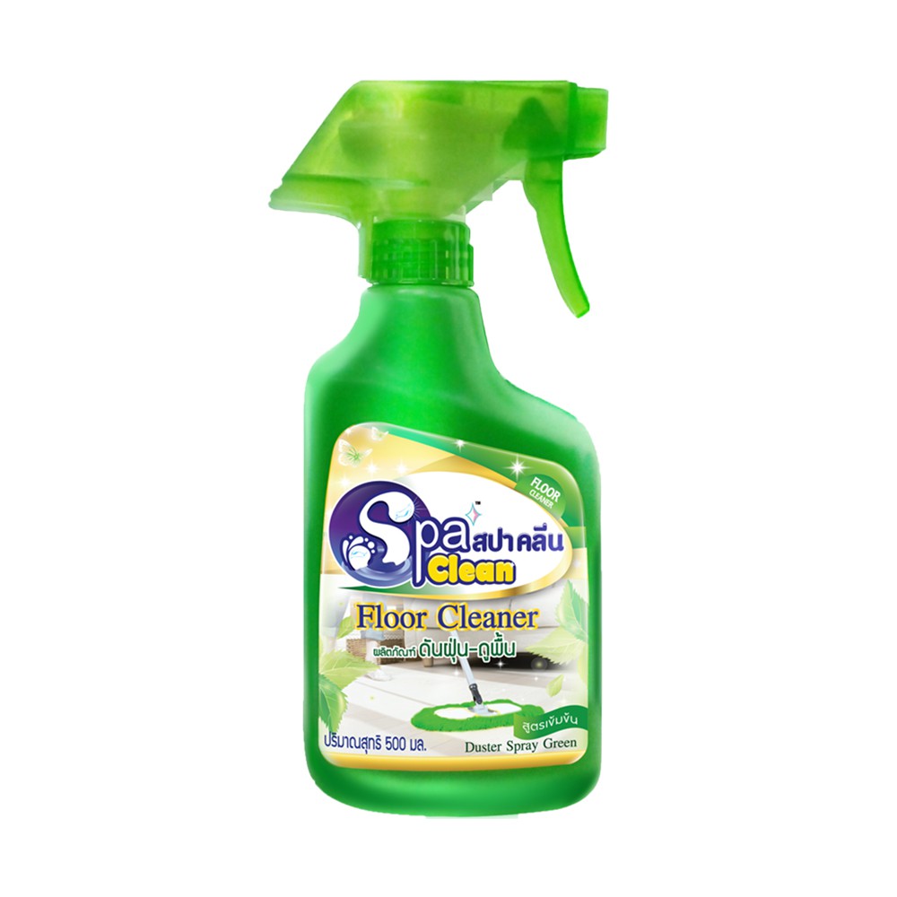 Spaclean สปาคลีนดันฝุ่น-ถูพื้น 500มล.รุ่นกรีน