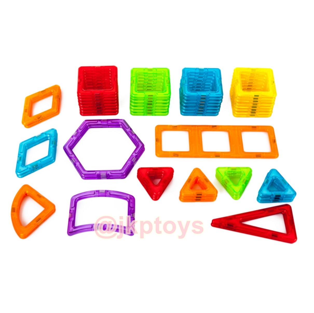 Magical Magnet ตัวต่อเเม่เหล็ก 162 ชิ้น