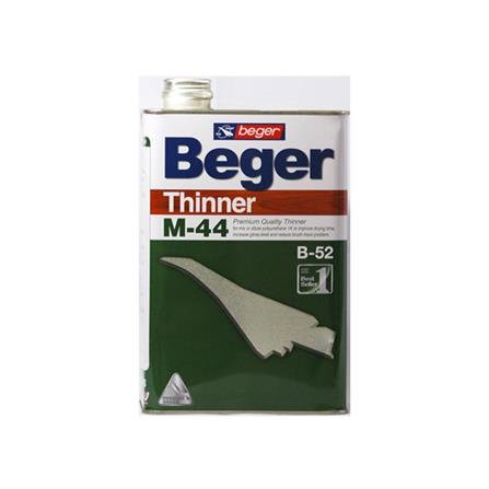 ทินเนอร์ BEGER B52 #M44 1/4 แกลลอน มีประสิทธิภาพด้านการยึดเกาะ