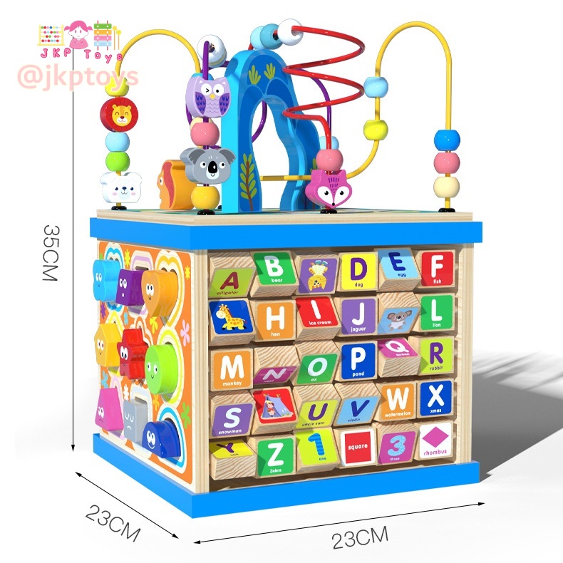 กล่องกิจกรรมไม้ 5 ด้าน