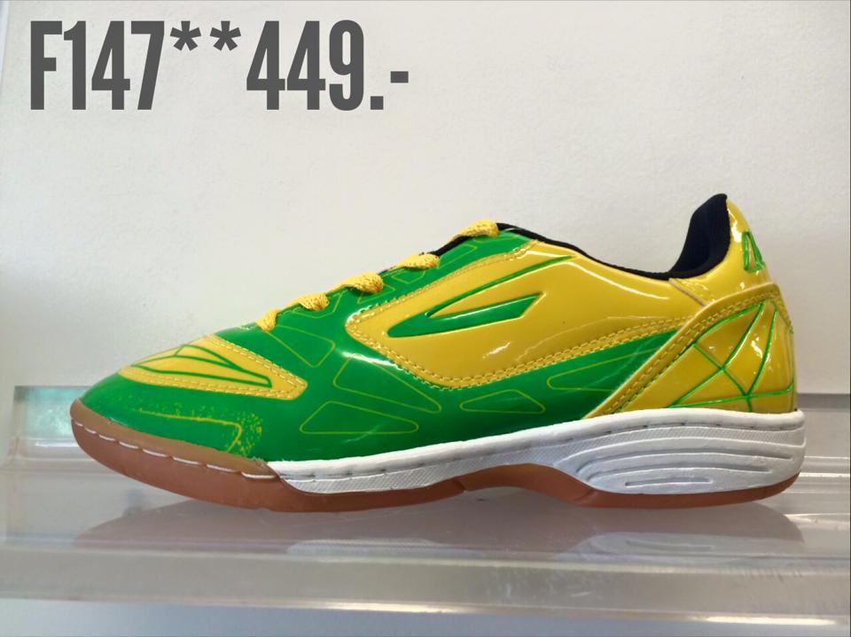 FAST GOLD CITY รองเท้าฟุตซอล รหัส F147 สีเหลืองเขียว เบอร์ 33-38