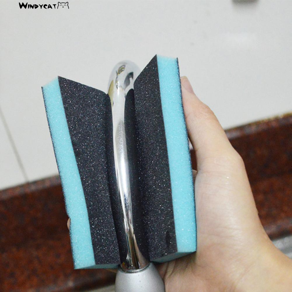 @windycat@ 1 พีซีนาโนเมตรไดมอนด์แซนด์เมจิกฟองน้ำการขจัดคราบตะกรันครัวบ้านแปรงทำความสะอาด