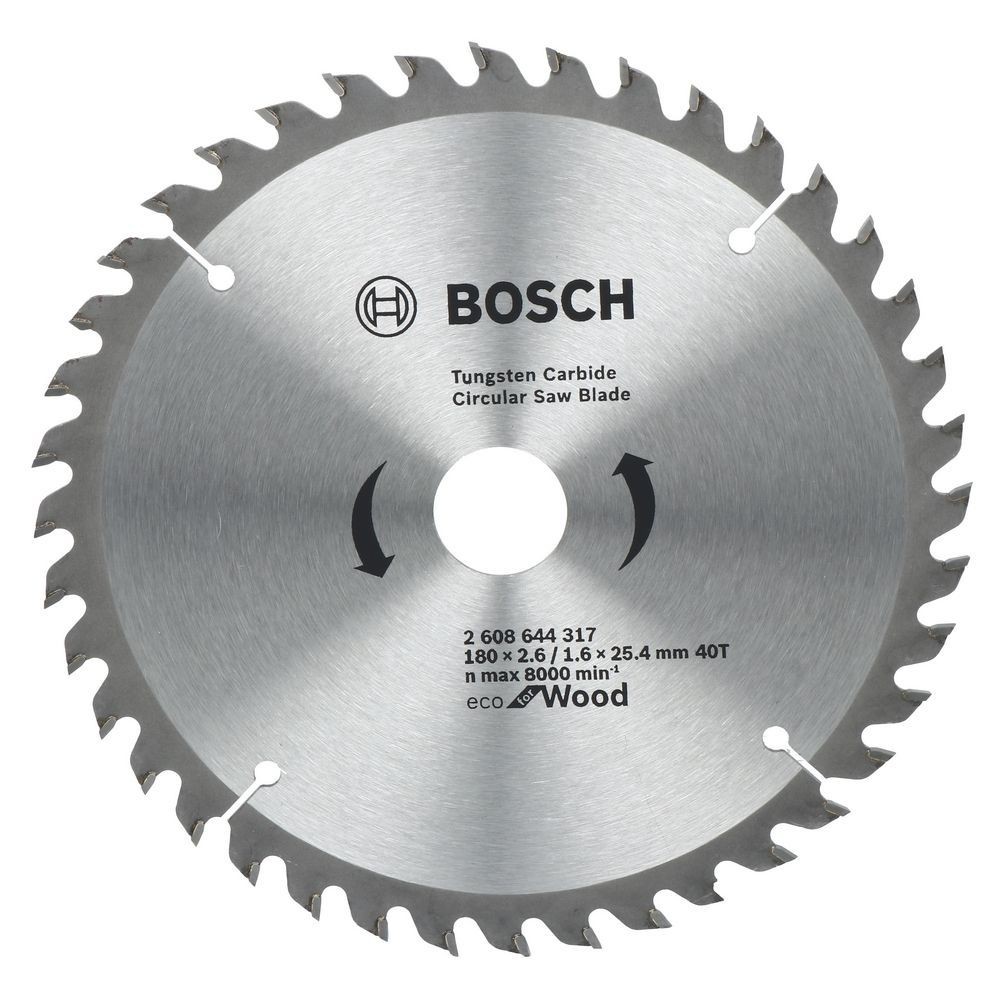 ใบเลื่อยวงเดือน BOSCH ECO 7 นิ้ว 40T เครื่องมือเลื่อยและอุปกรณ์ CIRCULAR SAW BLADE BOSCH ECO 7" 40T