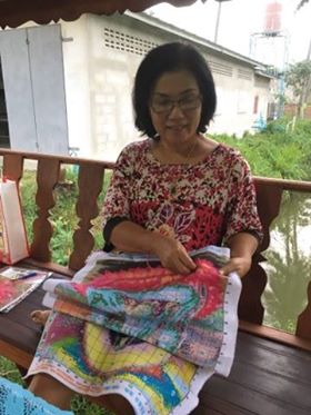 ไก่ มงคล ชุดปักครอสติส พิมพ์ลาย ครอสติสจีน งานฝีมือทำที่บ้าน DIY