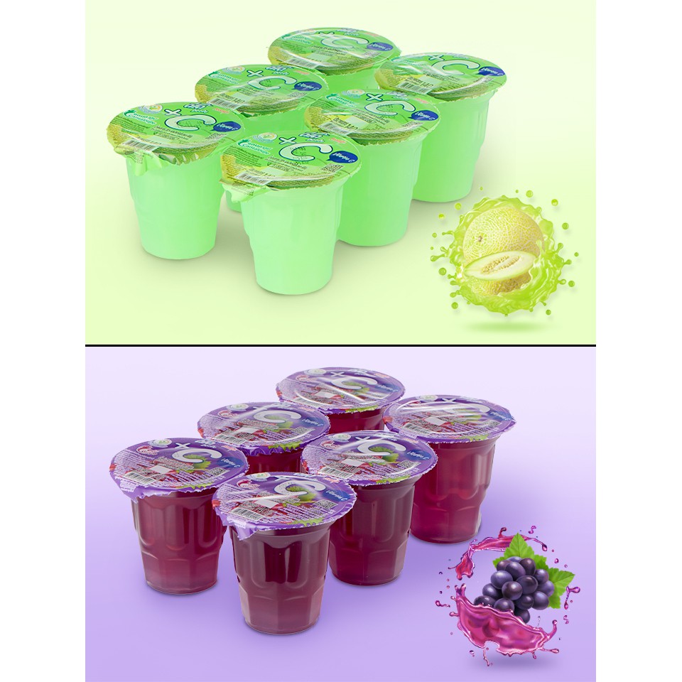 !!สินค้าขายดี!! DEEDO น้ำรสผลไม้แบบถ้วย 140 มล. 6 ถ้วย DEEDO Fruit-Flavoured Juice Cup 140 ml
