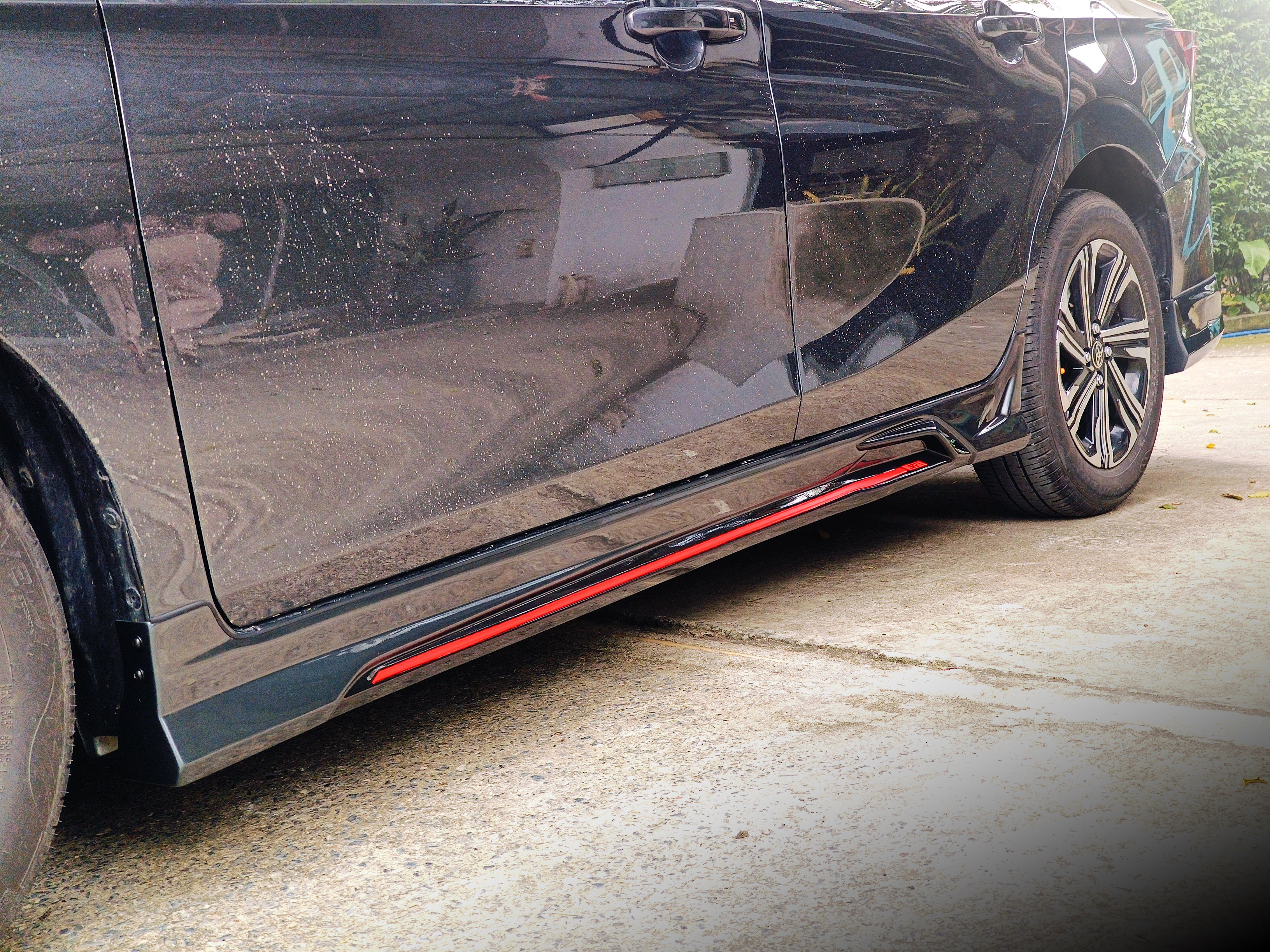 ชุดแต่งรถ-สเกิร์ต-สปอยเลอร์ Toyota New Yaris Ativ 2022 2023 2024